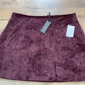New suede skirt